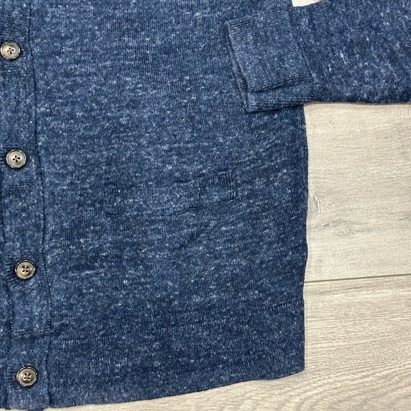 Men's Old Navy Large 42 - 44 Cardigan Sweater Blue Long Sleeve V-Neck Front - Picture 7 of 10